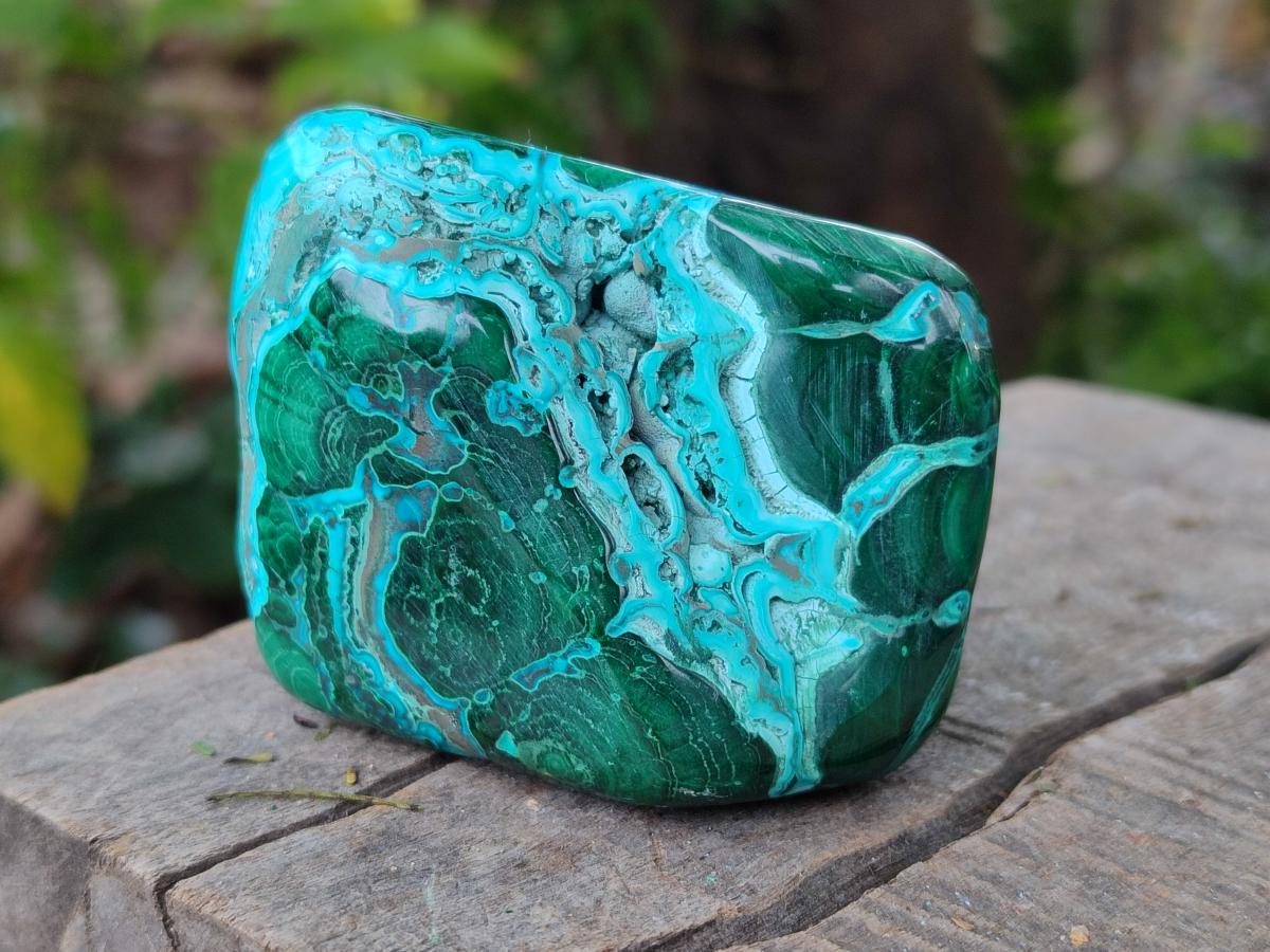 Polished Malacolla Free Forms x 4 From Kulukuluku, Congo - Toprock Gemstones and Minerals 