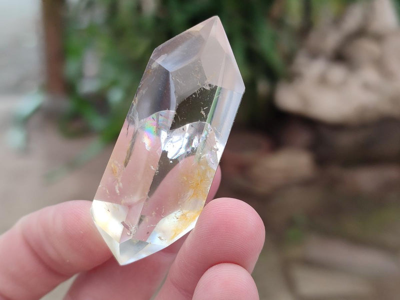 Polished Double Terminated Clear Quartz Crystals x 24 From Madagascar - Toprock Gemstones and Minerals 