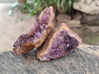 Natural Dark Purple Amethyst Crystal Plates x 24 From Boekenhouthoek, South Africa - Toprock Gemstones and Minerals 