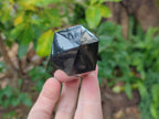 Polished Black Basalt Display Pieces x 12 From Madagascar - Toprock Gemstones and Minerals 