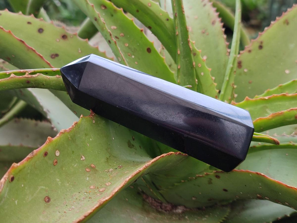 Polished Black Basalt Display Pieces x 12 From Madagascar - Toprock Gemstones and Minerals 
