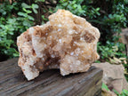 Natural Golden Limonite Quartz Clusters x 2 From Solwezi, Zambia - Toprock Gemstones and Minerals 