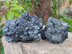 Natural Schorl Black Tourmaline Specimens x 3 From Erongo, Namibia - Toprock Gemstones and Minerals 