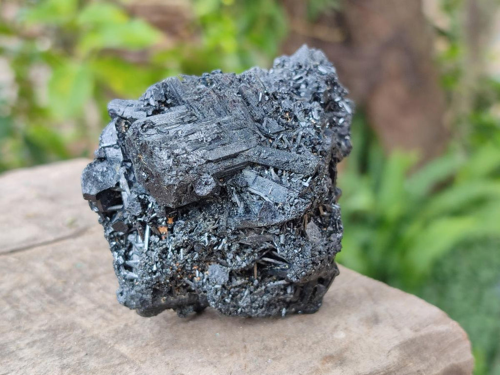 Natural Schorl Black Tourmaline Specimens x 3 From Erongo, Namibia - Toprock Gemstones and Minerals 