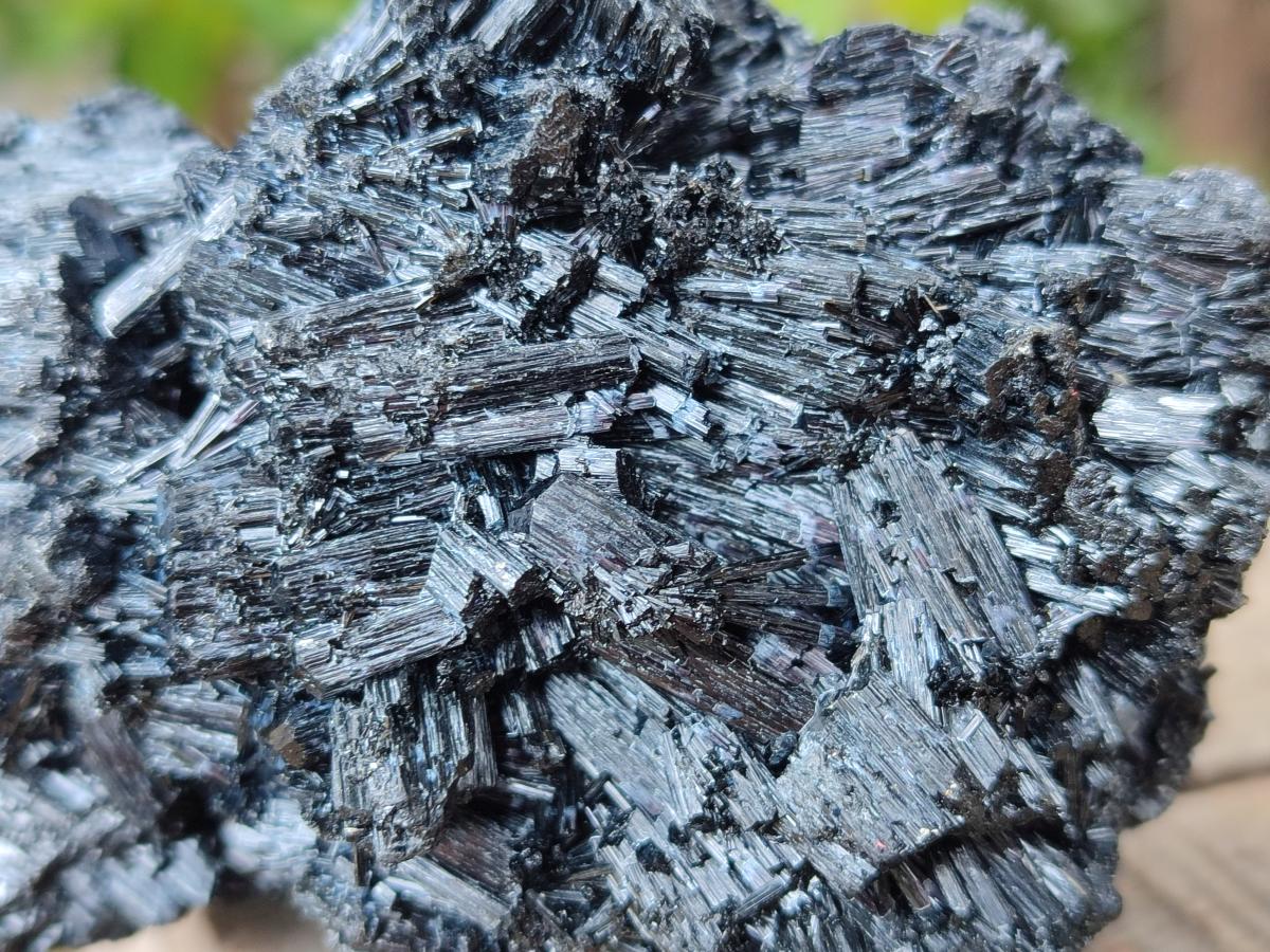 Natural Schorl Black Tourmaline Specimens x 3 From Erongo, Namibia - Toprock Gemstones and Minerals 