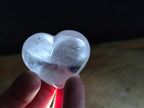 Polished Clear Quartz Hearts x 12 From Madagascar - Toprock Gemstones and Minerals 