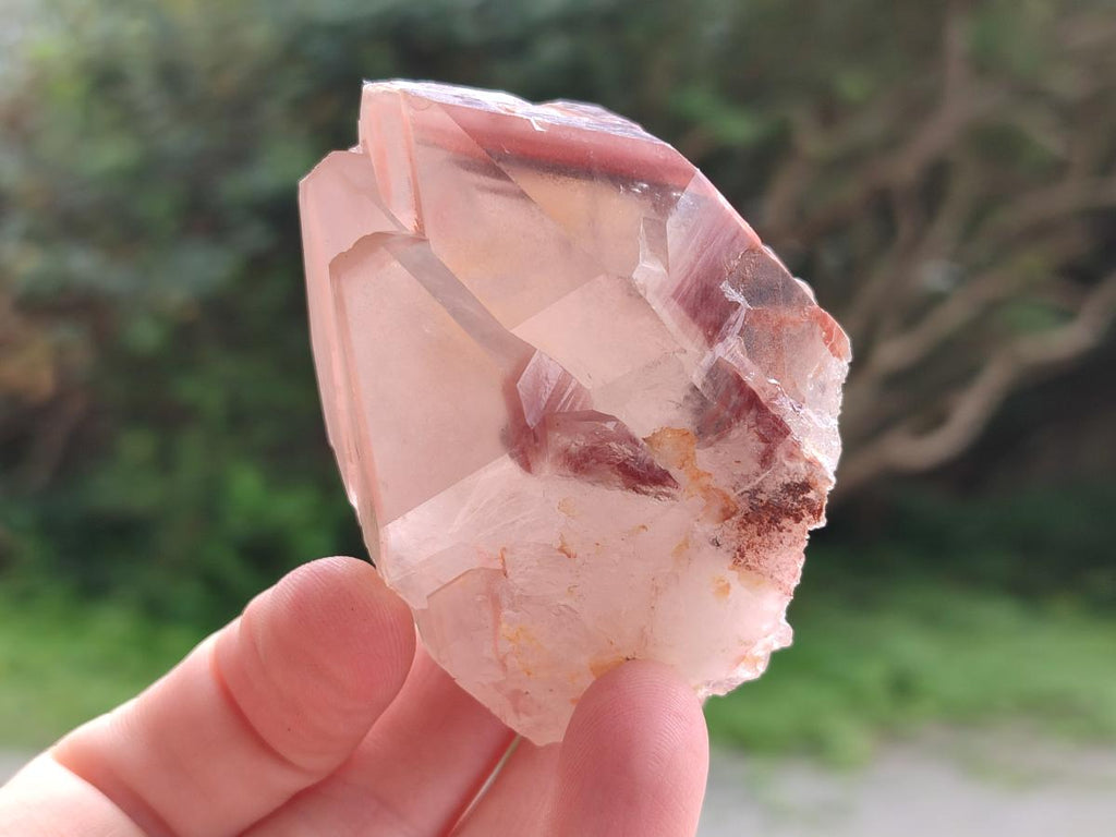 Natural Red Hematoid Phantom Quartz Crystals x 12 From Karoi, Zimbabwe - Toprock Gemstones and Minerals 