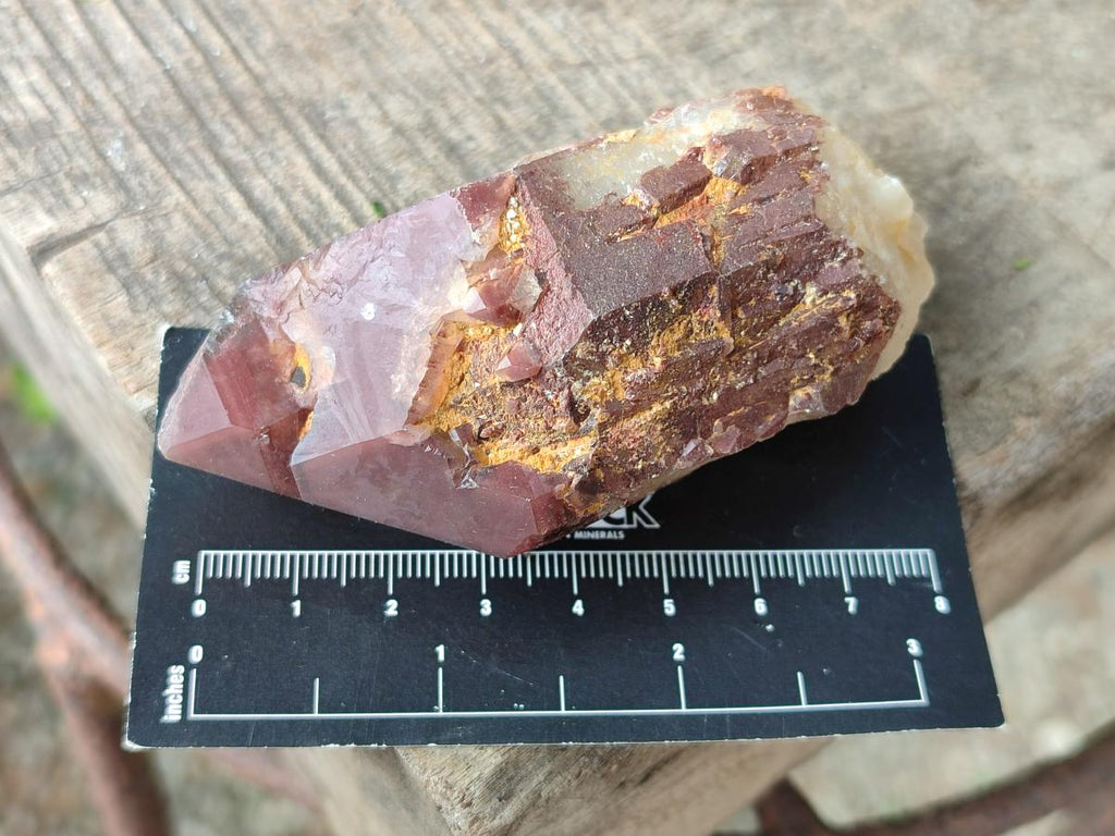 Natural Red Hematoid Phantom Quartz Crystals x 12 From Karoi, Zimbabwe - Toprock Gemstones and Minerals 