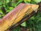Polished Double Terminated Blue and Golden Tigers Eye Crystals x From Prieska, South Africa - Toprock Gemstones and Minerals 