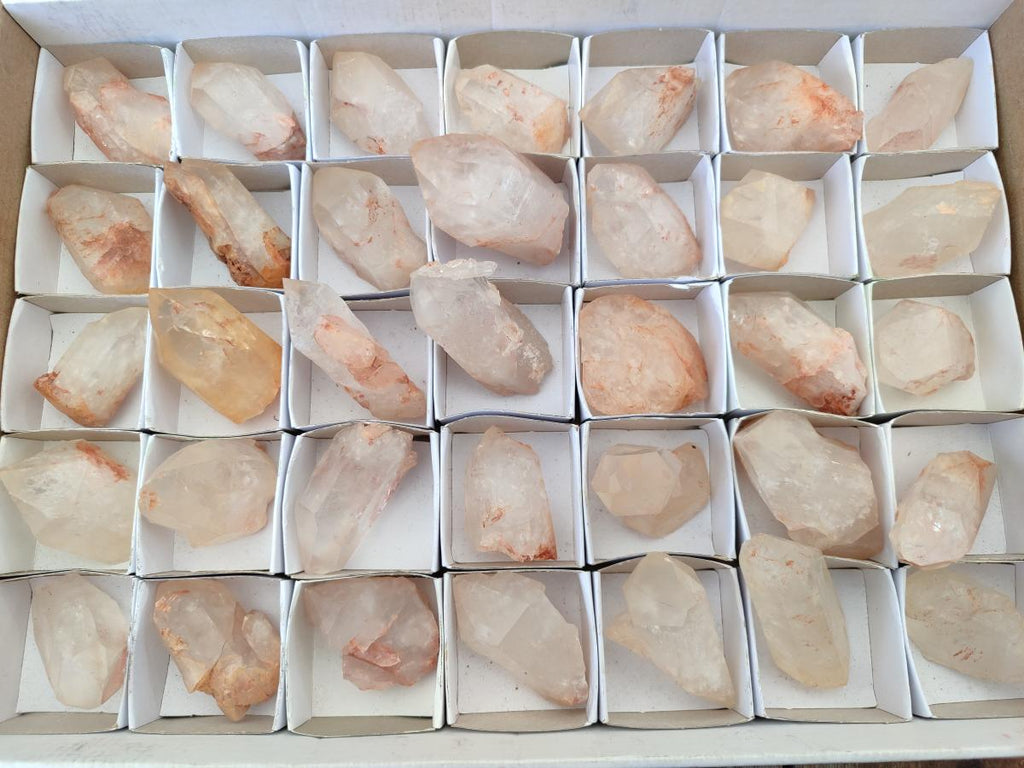 Natural Mpika Quarts Crystals x 35 From Mpika, Zambia - Toprock Gemstones and Minerals 