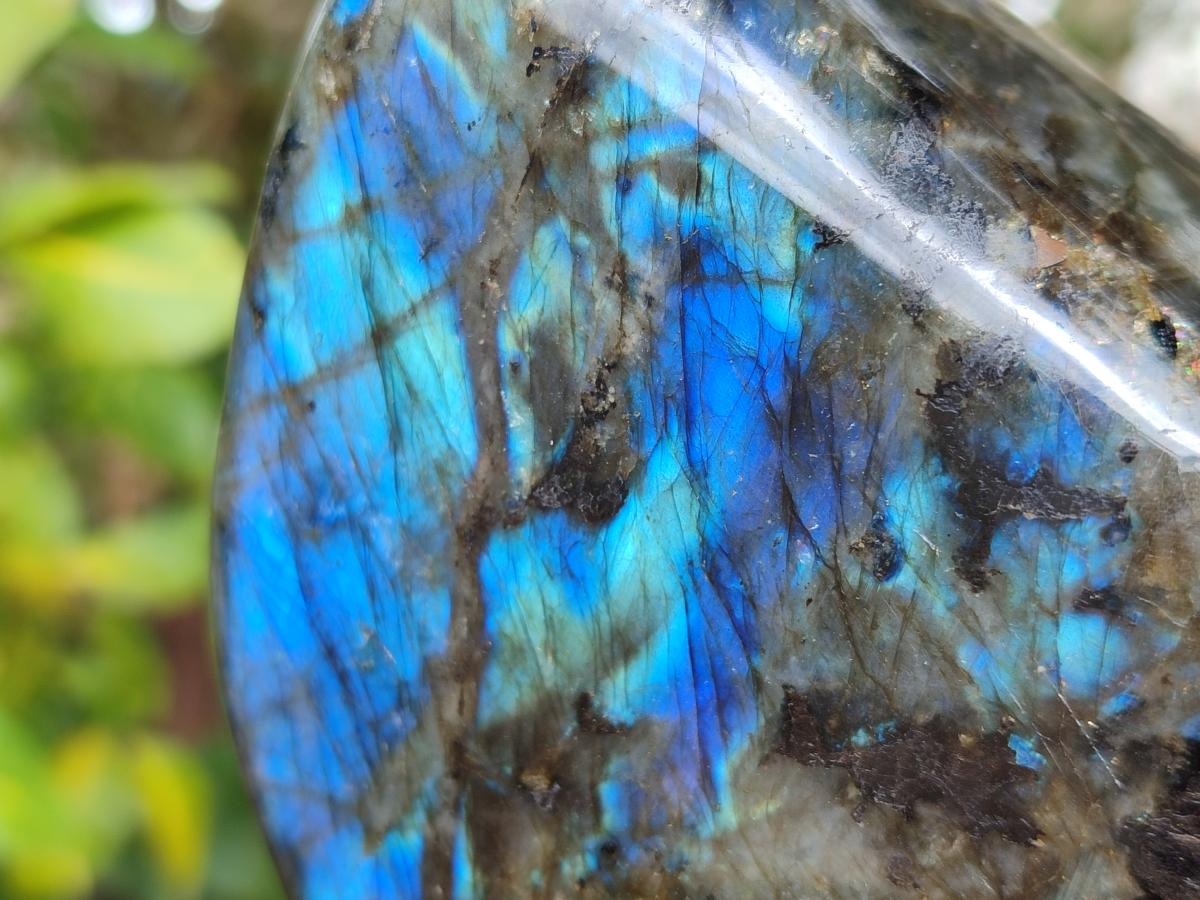 Polished Large Labradorite Standing Display Piece x 1 From Madagascar - Toprock Gemstones and Minerals 