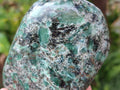 Polished Emerald Mica 'Mutokolite' Standing Display Pieces x 2 From Mutoko, Zimbabwe - Toprock Gemstones and Minerals 