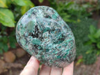 Polished Emerald Mica 'Mutokolite' Standing Display Pieces x 2 From Mutoko, Zimbabwe - Toprock Gemstones and Minerals 