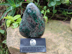 Polished Emerald Mica 'Mutokolite' Standing Display Pieces x 2 From Mutoko, Zimbabwe - Toprock Gemstones and Minerals 