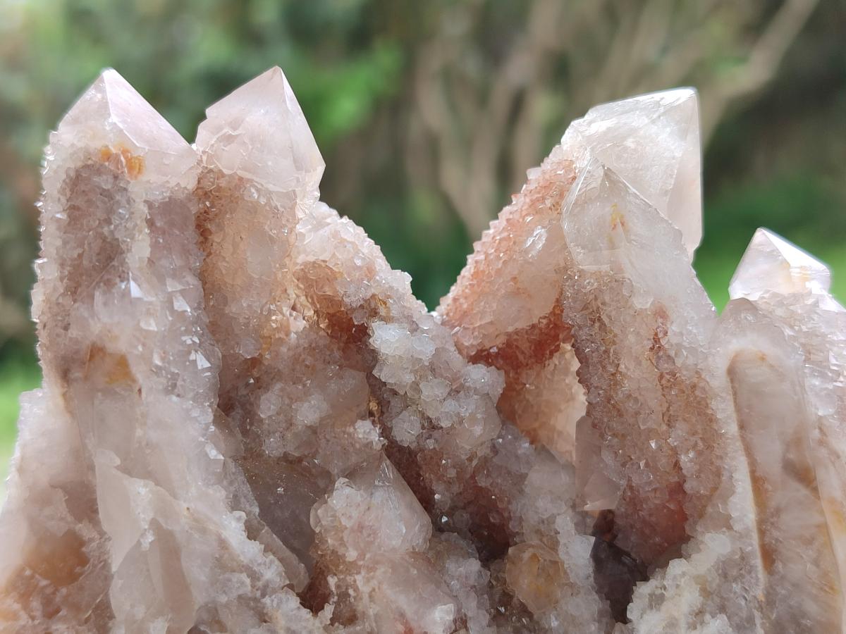 Natural Smokey Spirit Quartz Clusters with Hematoid Coating x 4 From Boekenhouthoek, South Africa - Toprock Gemstones and Minerals 