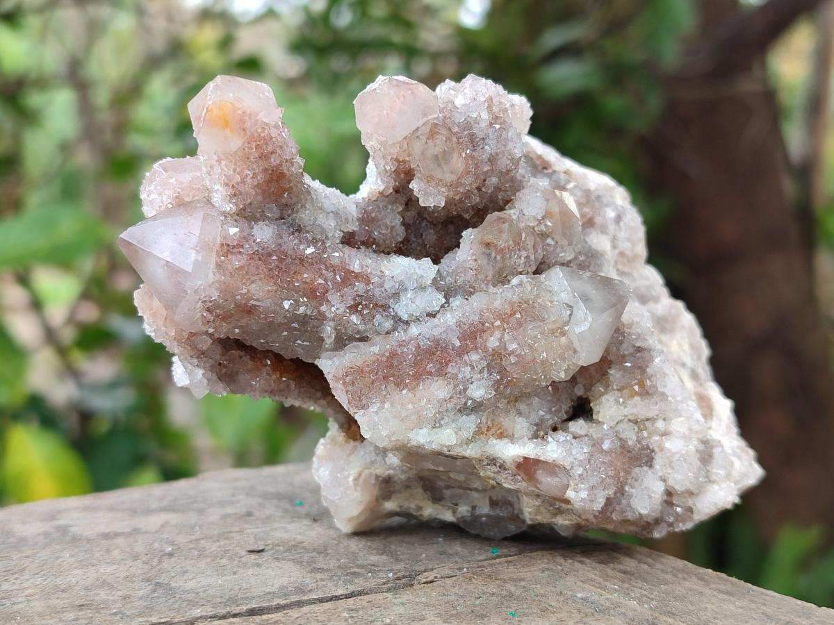 Natural Smokey Spirit Quartz Clusters with Hematoid Coating x 4 From Boekenhouthoek, South Africa - Toprock Gemstones and Minerals 