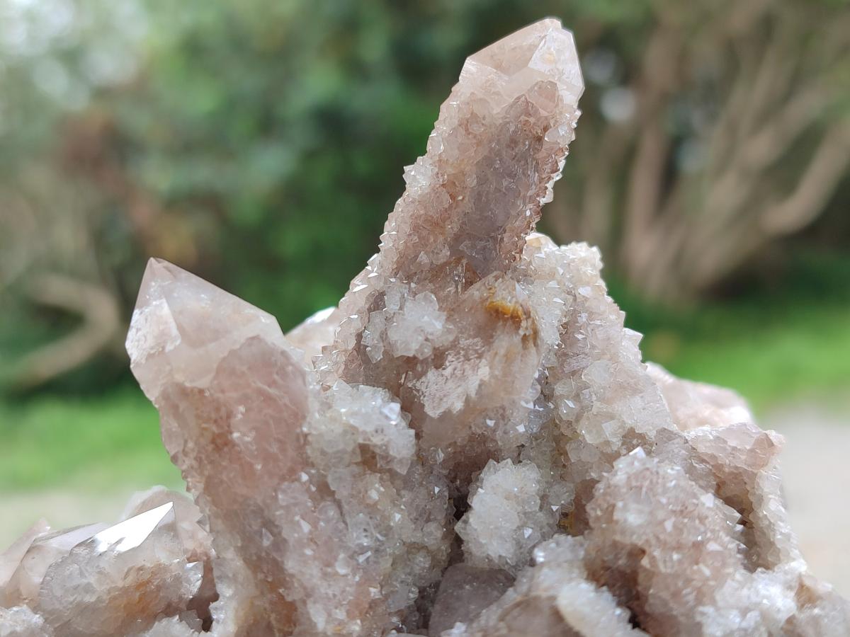 Natural Smokey Spirit Quartz Clusters with Hematoid Coating x 4 From Boekenhouthoek, South Africa - Toprock Gemstones and Minerals 