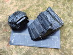 Natural Schorl Black Tourmaline some with Foitite Crystals x 12 From Erongo, Namibia - Toprock Gemstones and Minerals 