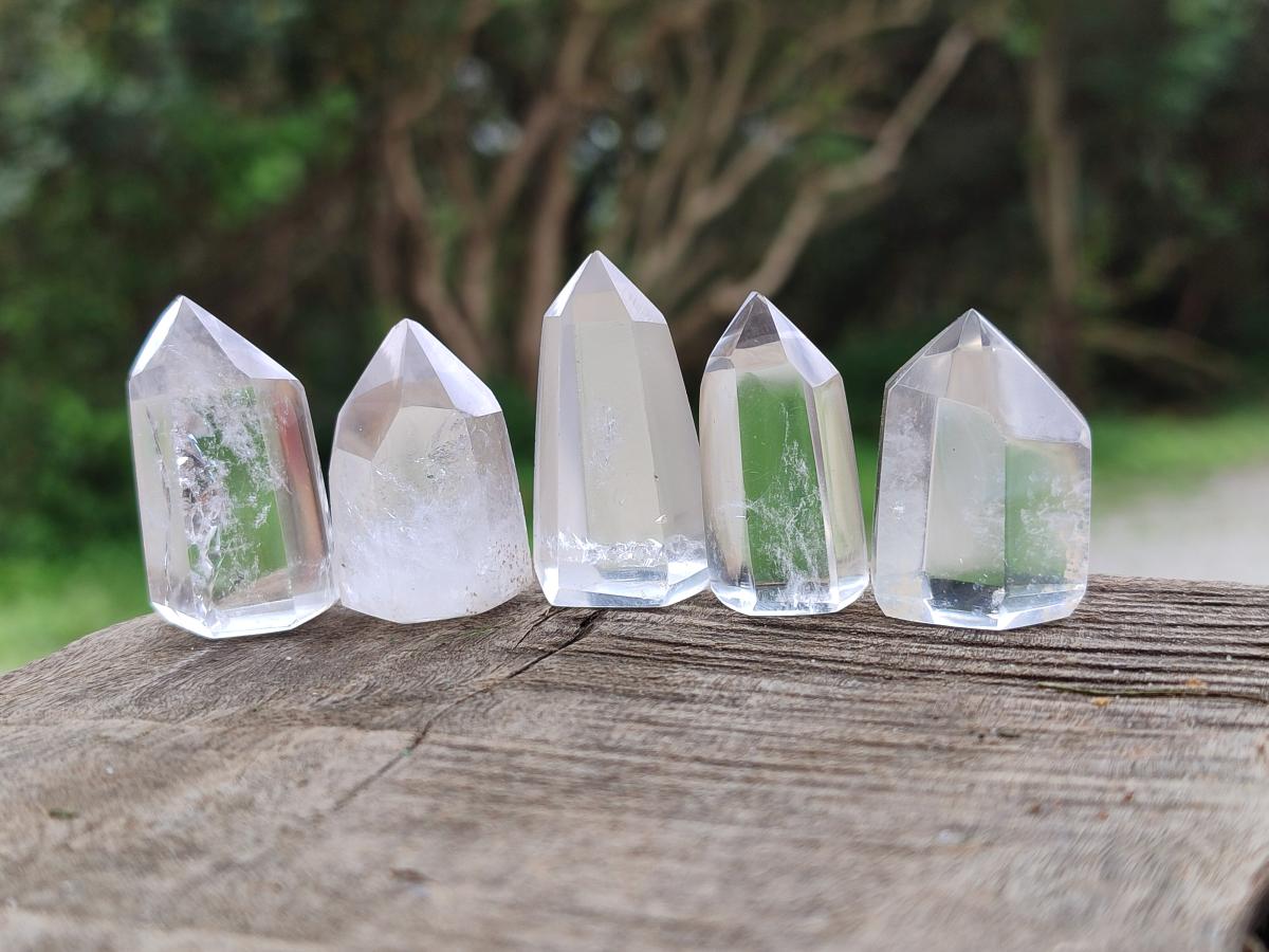 Polished Clear Quartz Display Crystals x 70 From Madagascar - Toprock Gemstones and Minerals 