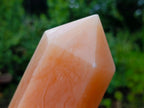 Polished Large Orange Twist Calcite Tower Crystal x 1 From Maevantanana, Madagascar - Toprock Gemstones and Minerals 
