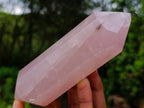 Polished Double Terminated Gemmy Rose Quartz Crystals x 3 From Madagascar - Toprock Gemstones and Minerals 