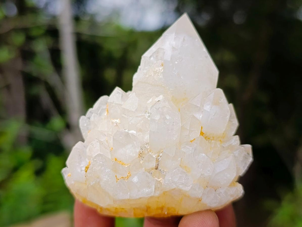 Natural "Love Star" Cascading "Anananas" Candle Quartz Clusters x 14 From Antsirabe, Madagascar - Toprock Gemstones and Minerals 