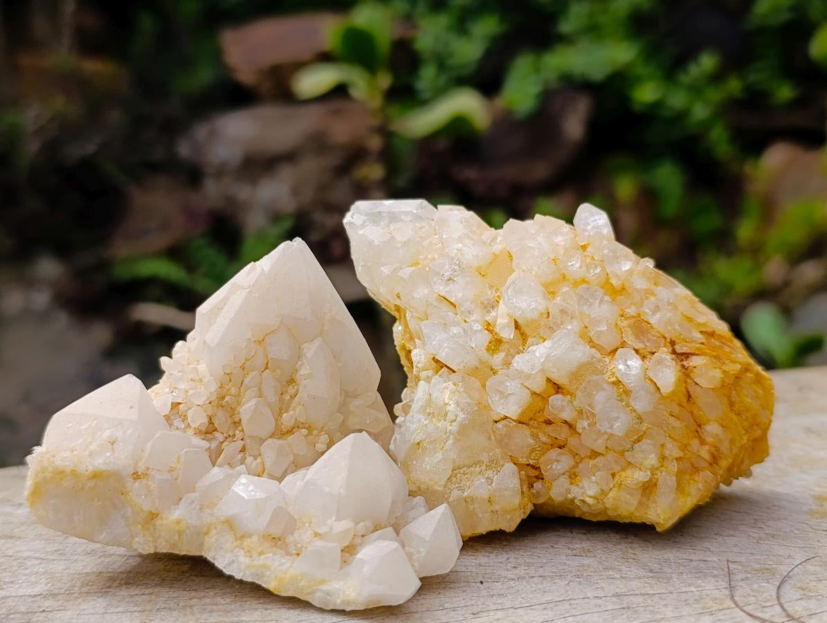 Natural "Love Star" Cascading "Anananas" Candle Quartz Clusters x 14 From Antsirabe, Madagascar - Toprock Gemstones and Minerals 
