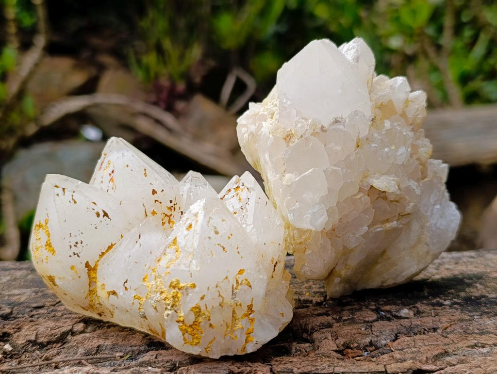 Natural "Love Star" Cascading "Anananas" Candle Quartz Clusters x 14 From Antsirabe, Madagascar - Toprock Gemstones and Minerals 