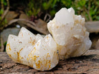 Natural "Love Star" Cascading "Anananas" Candle Quartz Clusters x 14 From Antsirabe, Madagascar - Toprock Gemstones and Minerals 