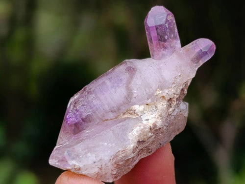 Natural Smokey Window Chiredzi Amethyst Crystals x 24 From Chiredzi, Zimbabwe - Toprock Gemstones and Minerals 