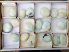 Polished Super Rare Blue Smithsonite Free Forms x 18 From Congo - Toprock Gemstones and Minerals 