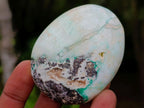 Polished Super Rare Blue Smithsonite Free Forms x 18 From Congo - Toprock Gemstones and Minerals 