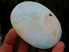 Polished Super Rare Blue Smithsonite Free Forms x 18 From Congo - Toprock Gemstones and Minerals 