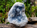 Natural Blue Celestite Geode Cluster Specimen x 1 From Sakoany, Madagascar - Toprock Gemstones and Minerals 