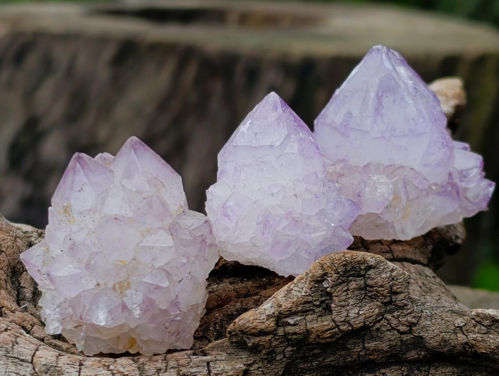 Natural Sunburst Spirit Amethyst Single Crystals x 35 From Boekenhouthoek, South Africa - Toprock Gemstones and Minerals 
