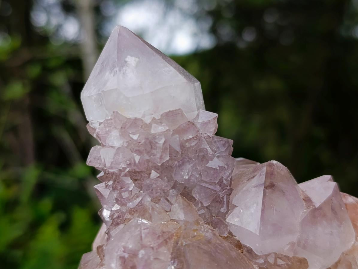 Natural Spirit Amethyst Clusters x 2 From Boekenhouthoek, South Africa - Toprock Gemstones and Minerals 