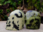 Polished Leopard Stone Standing Display Pieces x 4 From Zimbabwe - Toprock Gemstones and Minerals 