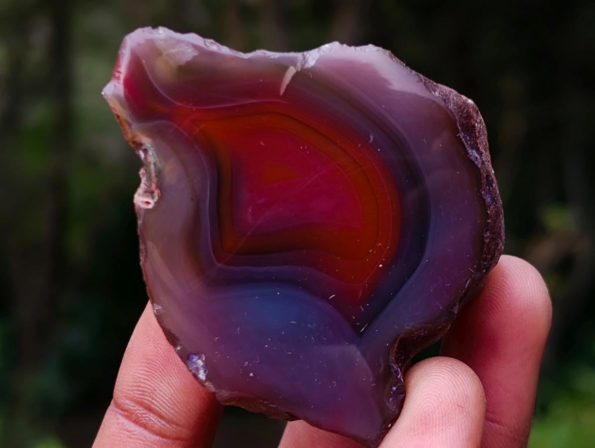 Polished One Side Red Shashe River Agate Nodules x 35 From Shashe River, Zimbabwe - Toprock Gemstones and Minerals 