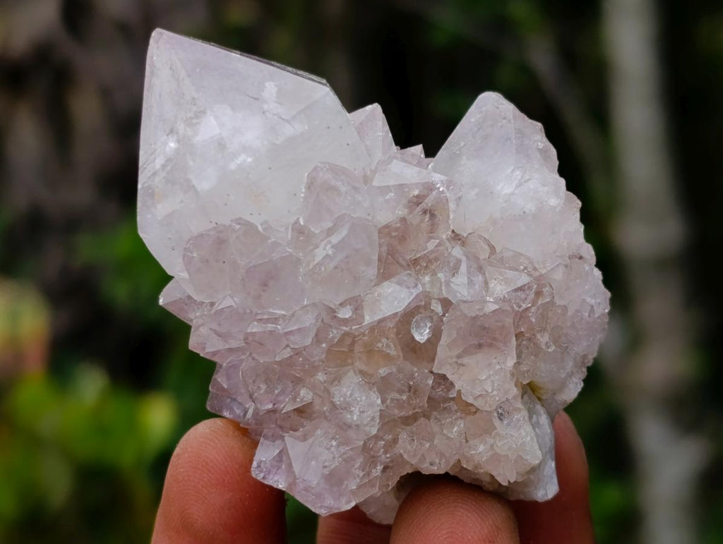Natural Cactus Flower Smokey Spirit Amethyst Clusters x 60 From South Africa - Toprock Gemstones and Minerals 