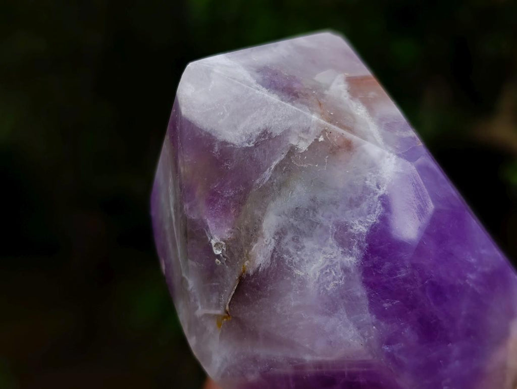 Polished Chevron Amethyst Display Crystals x 4 From Madagascar - Toprock Gemstones and Minerals 