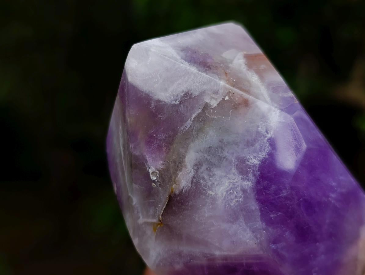 Polished Chevron Amethyst Display Crystals x 4 From Madagascar - Toprock Gemstones and Minerals 