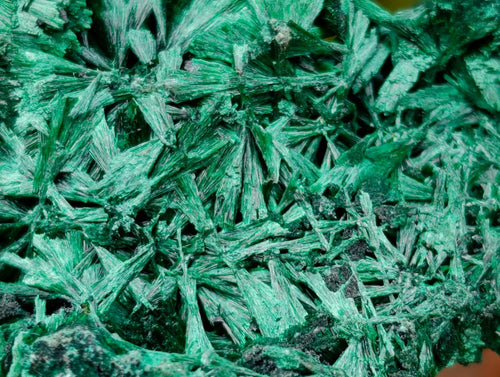 Natural Silky Malachite Specimens x 2 From Kasompe, Congo - Toprock Gemstones and Minerals 