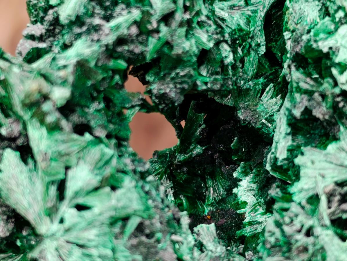 Natural Silky Malachite Specimens x 2 From Kasompe, Congo - Toprock Gemstones and Minerals 