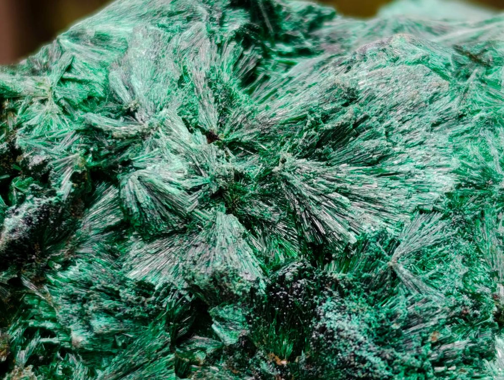 Natural Silky Malachite Specimens x 2 From Kasompe, Congo - Toprock Gemstones and Minerals 