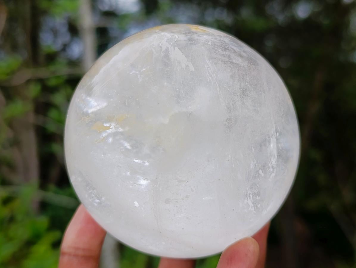 Polished Large Rock Crystal Spheres x 2 From Amoron’i Mania, Madagascar - Toprock Gemstones and Minerals 