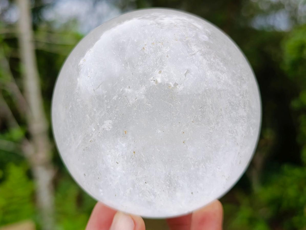 Polished Large Rock Crystal Spheres x 2 From Amoron’i Mania, Madagascar - Toprock Gemstones and Minerals 