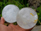 Polished Large Rock Crystal Spheres x 2 From Amoron’i Mania, Madagascar - Toprock Gemstones and Minerals 