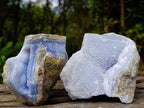 Polished Blue Lace Agate Specimens x 6 From Nsanje, Malawi - Toprock Gemstones and Minerals 