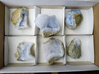 Polished Blue Lace Agate Specimens x 6 From Nsanje, Malawi - Toprock Gemstones and Minerals 