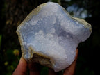 Polished Blue Lace Agate Specimens x 6 From Nsanje, Malawi - Toprock Gemstones and Minerals 